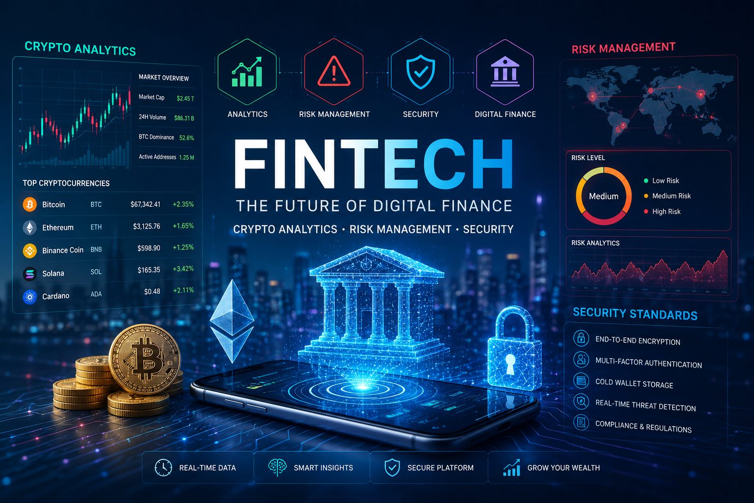 How Crypto Analytics, Risk Management and Security Are Transforming Digital Finance