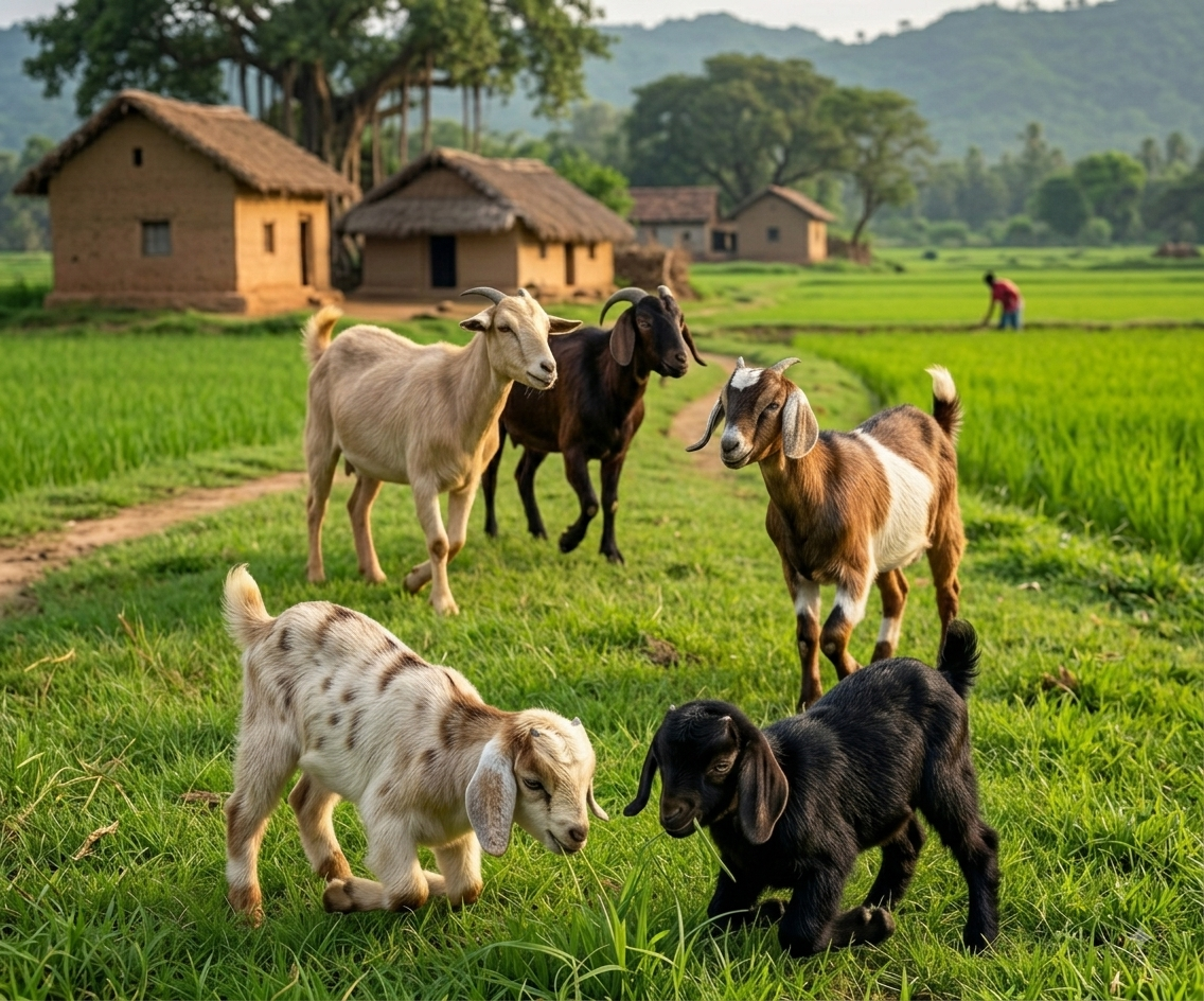 Life in the Village: The Adorable Goats of Our Countryside