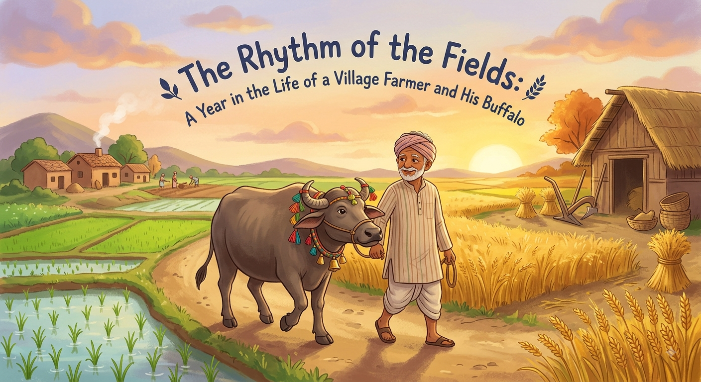 The Rhythm of the Fields: A Year in the Life of a Village Farmer and His Buffalo